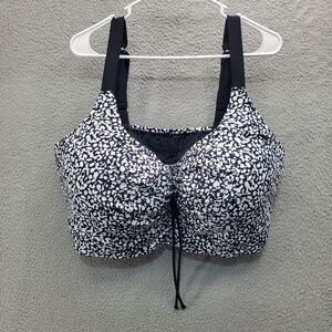 Swimsuits For All Plus Size 46G Bra Sized Tie Front Longline Bikini Top